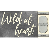 Чипборд Wild at heart 10х20 см №432