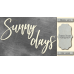 Чипборд Sunny days 10х20 см №434