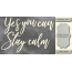 Чипборд Yes you can stay calm 10х20 см №435