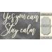 Чіпборд Yes you can stay calm 10х20 см №435