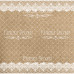 Набір скраппаперу Джинсове мереживо (Wood denim lace) 15x15 см, 12 аркушів