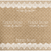 Набір скраппаперу Джинсове мереживо (Wood denim lace) 15x15 см, 12 аркушів