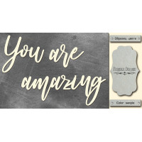 Чіпборд You are amazing 10х20 см №439