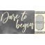 Чипборд Dare to begin 10х20 см №443