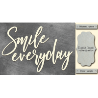Чипборд Smile everyday 10х20 см №444