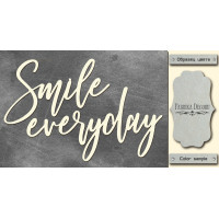 Чипборд Smile everyday 10х20 см №444