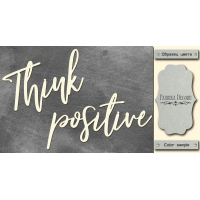 Чіпборд Think positive 10х20 см №446