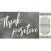 Чипборд Think positive 10х20 см №446