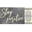 Чипборд Stay positive 10х20 см №448