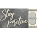 Чипборд Stay positive 10х20 см №448