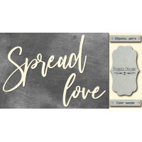 Чипборд Spread love 10х20 см №450