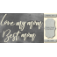 Чипборд Love my mom, best mom 10х20 см №451