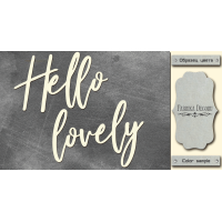 Чіпборд Hello lovely 10х20 см №452