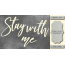 Чипборд Stay with me 10х20 см №453