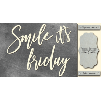 Чіпборд Smile it’s Friday 10х20 см №456