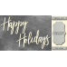 Чіпборд Happy Holidays 10х20 см №460
