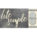 Чипборд Lite simple 10х20 см №461