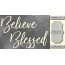 Чіпборд Believe Blessed 10х20 см №462