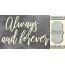Чипборд Always and forever 10х20 см №463