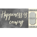 Чипборд Happiness is coming 10х20 см №464