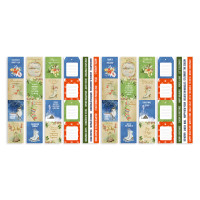 Набір смуг з картинками для декорування Awaiting Christmas 5 шт 5х30,5 см