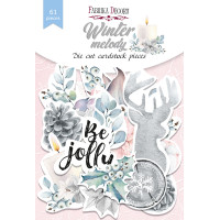 Набор высечек коллекция Winter melody 61 шт