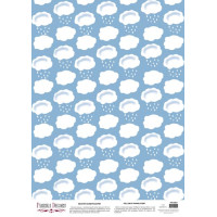 Деко веллум (Лист кальки з малюнком) Хмари, 29х29 см