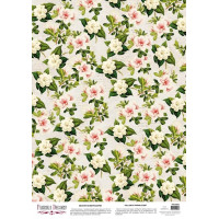 Деко веллум (Лист кальки з малюнком) Rose garden, 29х29 см