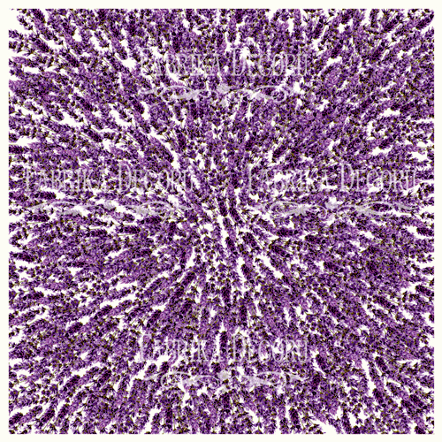 Деко веллум (лист кальки с рисунком) Lavender provence, 29х29 см