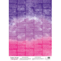 Деко веллум (Лист кальки з малюнком) Night garden 1, 29х29 см