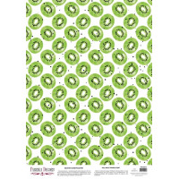 Деко веллум (Лист кальки з малюнком) Ківі, 29х29 см