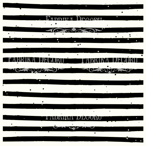 Деко веллум (лист кальки с рисунком) Черно-белые полосы, 29х29 см