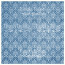 Деко веллум (лист кальки с рисунком) Синий Дамаск, 29х29 см