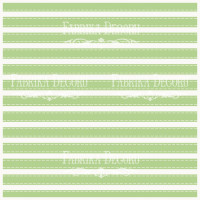 Деко веллум (Лист кальки з малюнком) Зелена горизонталь, 29х29 см