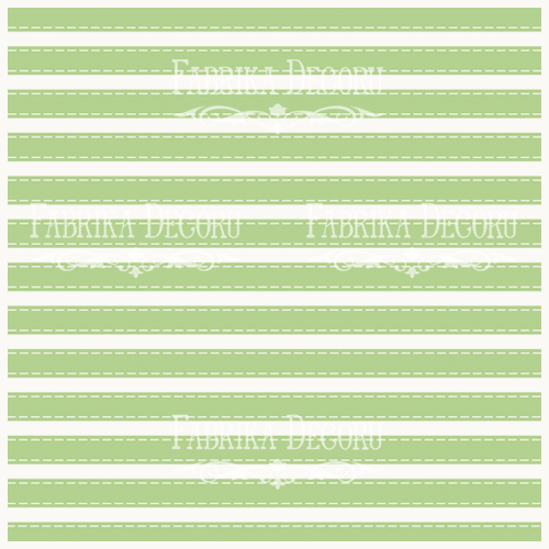 Деко веллум (лист кальки с рисунком) Зеленая горизонталь, 29х29 см