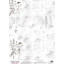 Деко веллум (лист кальки с рисунком) Botany Spring 1, 29х29 см