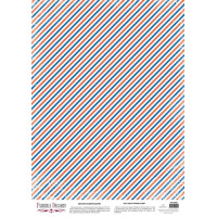 Деко веллум (лист кальки с рисунком) Косые полосы, 29х29 см