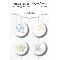 Скрапфішки набір 4шт Dreamy baby boy №367