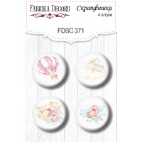 Скрапфишки набор 4шт Dreamy baby girl №371