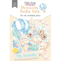 Набор высечек коллекция Dreamy baby boy 55 шт