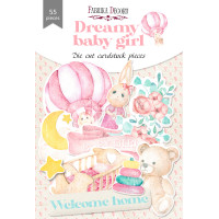 Набір висічок колекція Dreamy baby girl 55 шт