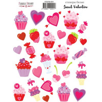 Набор наклеек (стикеров) 26 шт Sweet valentine №091 Милый Валентин