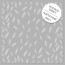 Ацетатный лист с белым узором White Feather 30,5х30,5 см (Пух Перо)