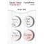 Скрапфишки набор 4шт Shabby love EN (англ) №382