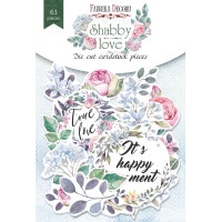 Набор высечек коллекция Shabby love 63 шт
