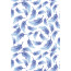 Оверлей Перья Голубые (Blue Feathers) 21х29,7 см