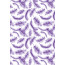 Оверлей Пір'я Фіолетові (Purple Feathers) 21х29,7 см