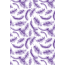 Оверлей Перья Фиолетовые (Purple Feathers) 21х29,7 см