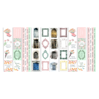 Набір смуг з картинками для декорування Scent of spring 5 шт 5х30,5 см
