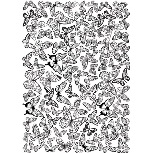 Оверлей Бабочки Фон (Butterflies Background) 21х29,7 см